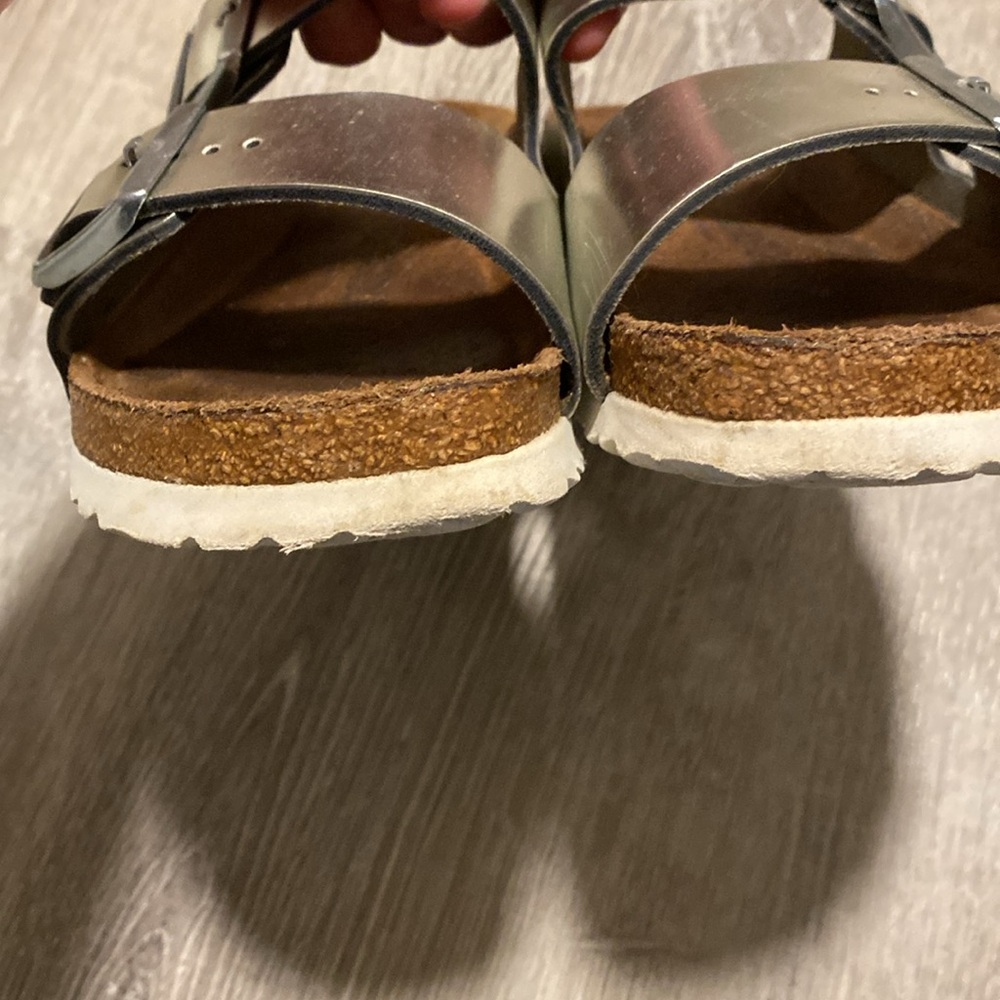 Birkenstock Arizona soft bed silver metallic - Picture 6 of 13